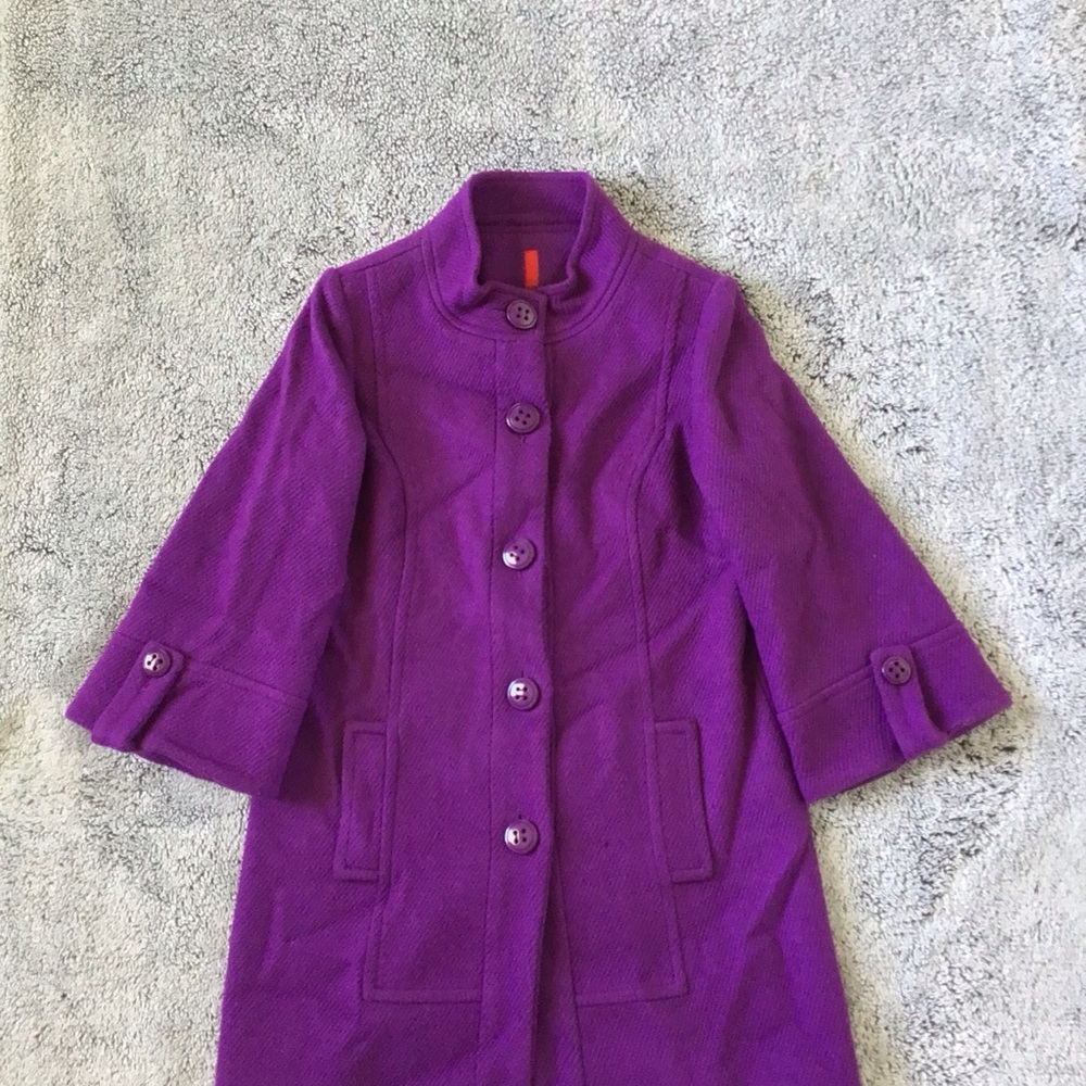 Hot new designer women’s long wool winter pea coat